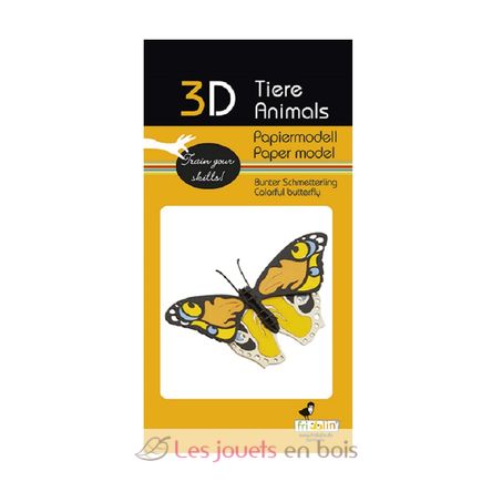 3D Paper model - Colorful butterfly FRI-11719 Fridolin 3