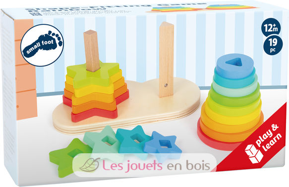 Rainbow Shape-Fitting Game LE11720 Small foot company 5