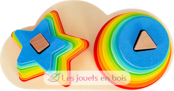 Rainbow Shape-Fitting Game LE11720 Small foot company 3