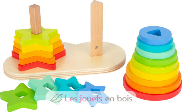 Rainbow Shape-Fitting Game LE11720 Small foot company 2
