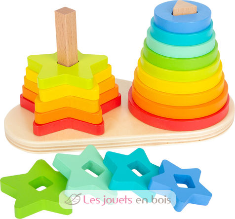 Rainbow Shape-Fitting Game LE11720 Small foot company 1