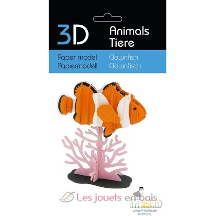 3D Paper model - Clownfish FR-11734 Fridolin 2