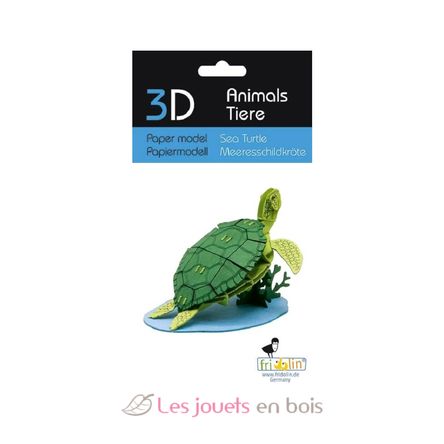 3D Paper model - Sea Turtle FR-11745 Fridolin 2