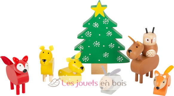 Play Set Animals' Forest Christmas LE11749 Small foot company 3