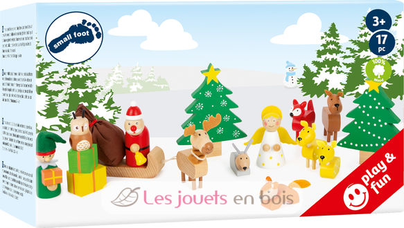 Play Set Animals' Forest Christmas LE11749 Small foot company 6