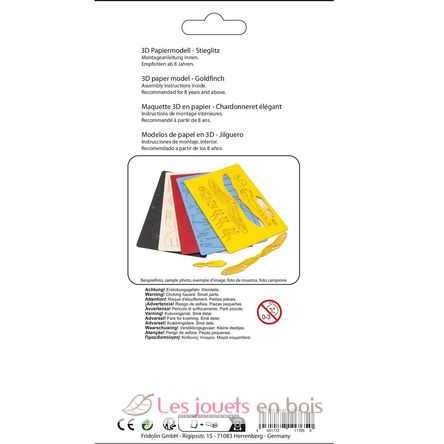 3D Paper model - goldfinch FRI-11765 Fridolin 4