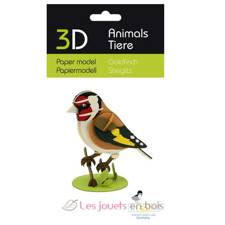 3D Paper model - goldfinch FRI-11765 Fridolin 3