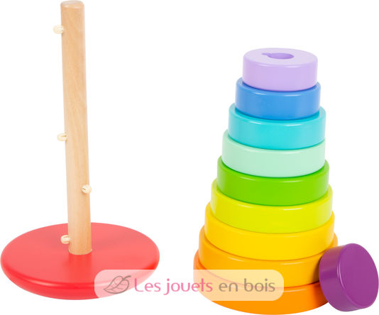 Stacking Tower Shape-Fitting Rainbow LE11794 Small foot company 3