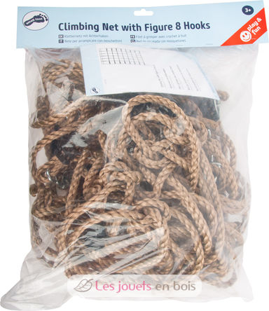 Climbing Net with Figure 8 Hooks LE11876 Small Foot company 6