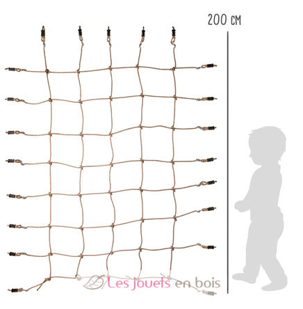Climbing Net with Figure 8 Hooks LE11876 Small foot company 3