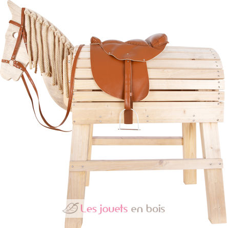 Wooden Horse Saddle and Bridle Set LE11906 Small foot company 3