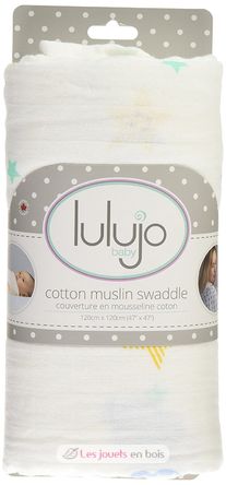 Cotton muslin swaddle - Dreamland LLJ-121-000-015 Lulujo 3