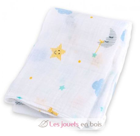 Cotton muslin swaddle - Dreamland LLJ-121-000-015 Lulujo 1