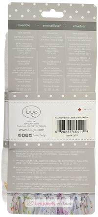 Cotton muslin swaddle - Ice cream LLJ-121-000-025 Lulujo 4