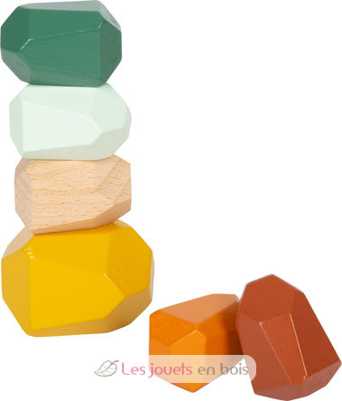 Wooden stacking stones Safari LE12226 Small foot company 7