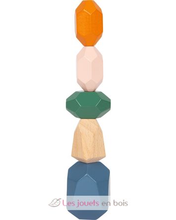 Wooden stacking stones Safari LE12226 Small foot company 6