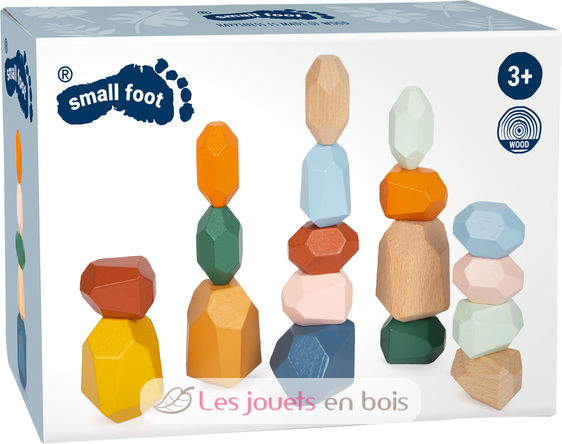 Wooden stacking stones Safari LE12226 Small foot company 2