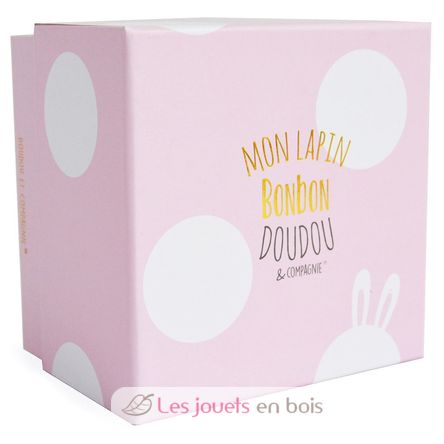 Small rabbit pink DC1239 Doudou et Compagnie 3