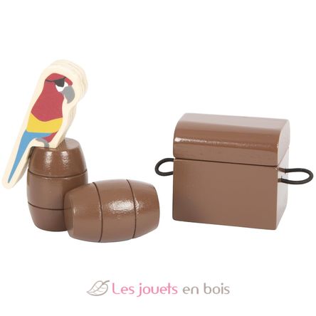 Pirate Ship in wood LE12411 Plan Toys, The green company 11