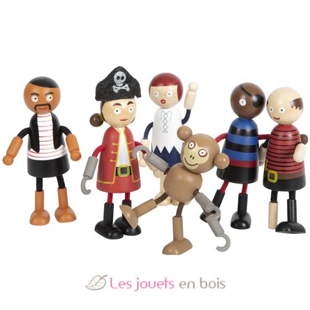 Bending Pirate Dolls LE12412 Small Foot company 1