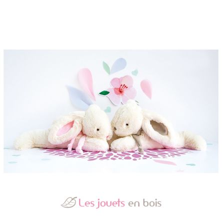 Large rabbit pink DC1242 Doudou et Compagnie 4