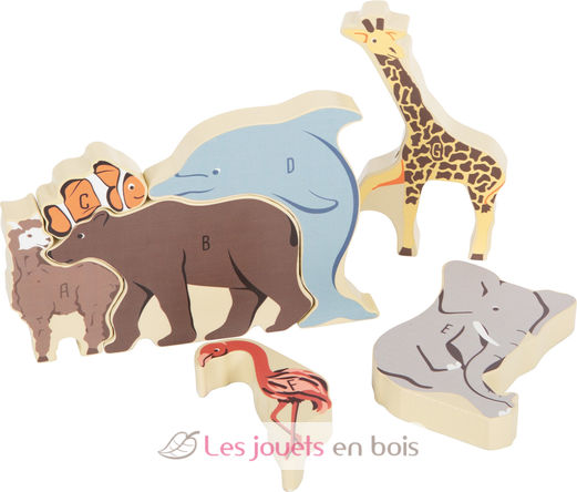 Animals Letter Puzzle LE12465 Small foot company 3