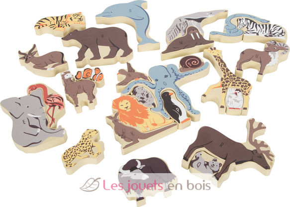 Animals Letter Puzzle LE12465 Small foot company 7