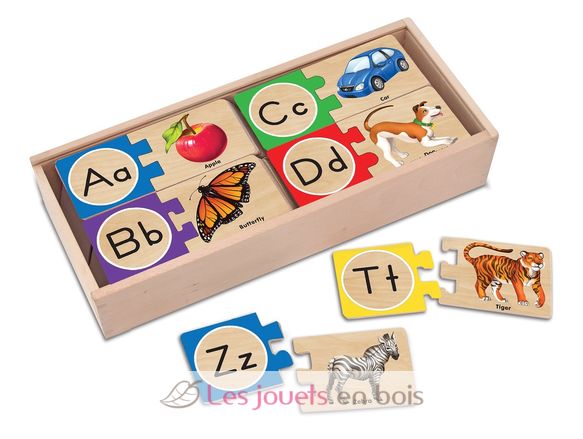 alphabet letter puzzles MD-12541 Melissa & Doug 1