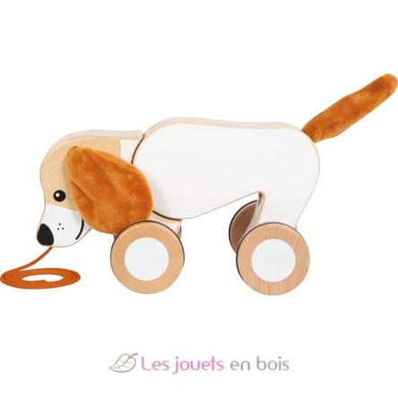 Pull-along dog with crinkly ears LE12562 Small foot company 7