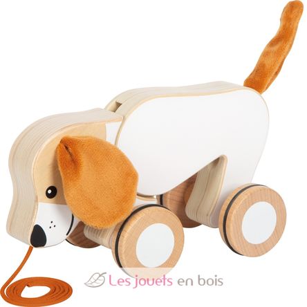 Pull-along dog with crinkly ears LE12562 Small foot company 9