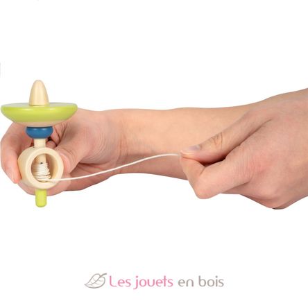 Wooden top with string LE12605 Small foot company 3
