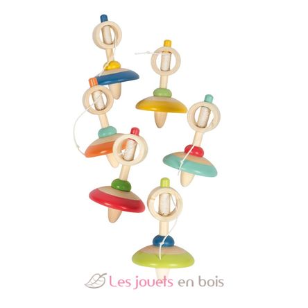 Wooden top with string LE12605 Small foot company 1