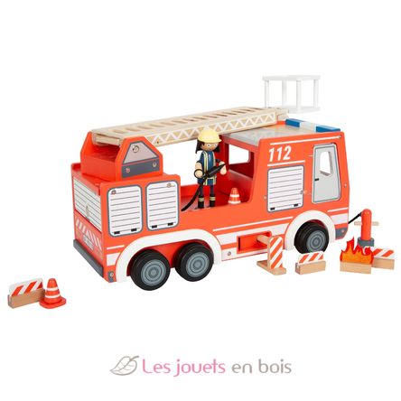 Red fire engine LE12657 Small Foot company 10