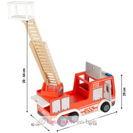 Red fire engine LE12657 Small Foot company 4