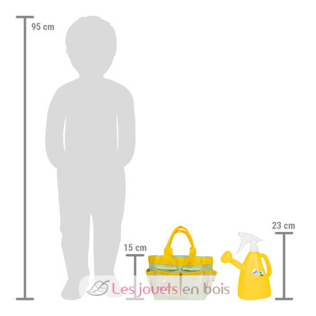 Garden bag with gardening tools Tiny Garden LE12664 Small Foot company 4