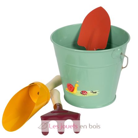 Gardening tools with bucket Tiny Garden LE12665 Small Foot company 7