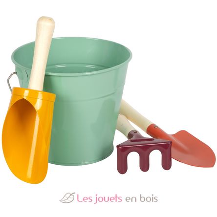 Gardening tools with bucket Tiny Garden LE12665 Small Foot company 1