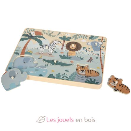 Animal Sound Puzzle Safari LE12755 Small Foot company 2