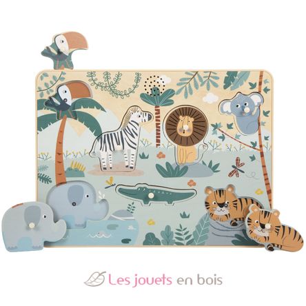 Animal Sound Puzzle Safari LE12755 Small Foot company 3