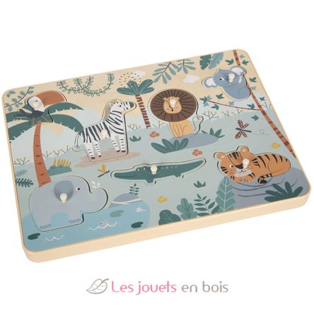 Animal Sound Puzzle Safari LE12755 Small Foot company 5