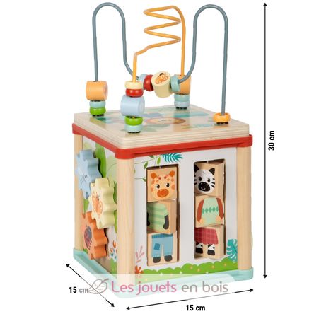 Motor Activity Cube Jungle Friends LE12765 Small Foot company 7