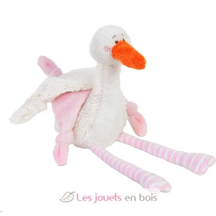 Stella pink stork plush toy 25cm HH-131500 Happy Horse 1