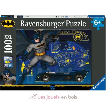 Puzzle The Batman Batmobile 100 pcs XXL RAV-13262 Ravensburger 1