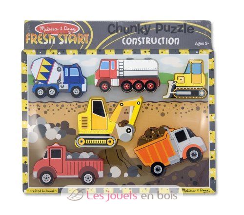 Construction Chunky Puzzle MD-13726 Melissa & Doug 2