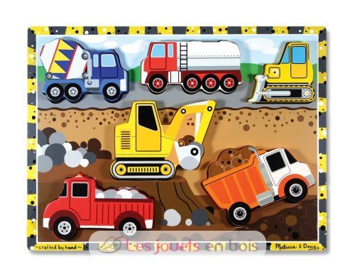 Construction Chunky Puzzle MD-13726 Melissa & Doug 1