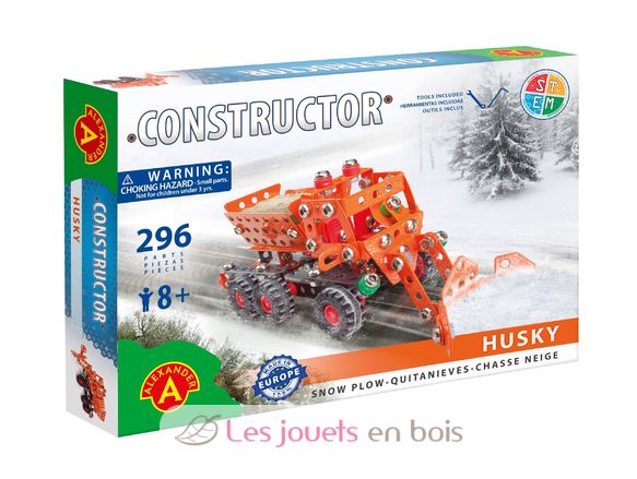 Constructor Husky Snow Plow AT-1488 Alexander Toys 1