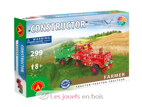 Constructor Farmer - Tractor AT-1497 Alexander Toys 1