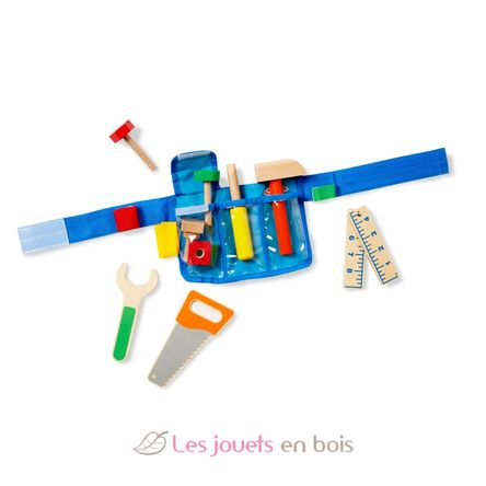 Deluxe Wooden Tool Belt Set MD-15174 Melissa & Doug 1