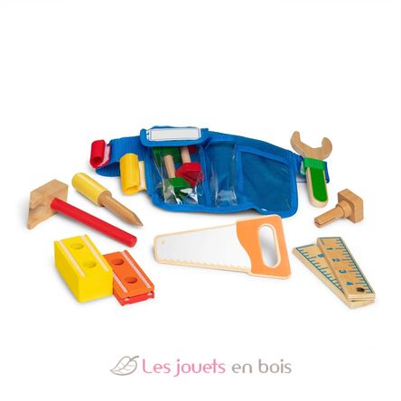 Deluxe Wooden Tool Belt Set MD-15174 Melissa & Doug 5