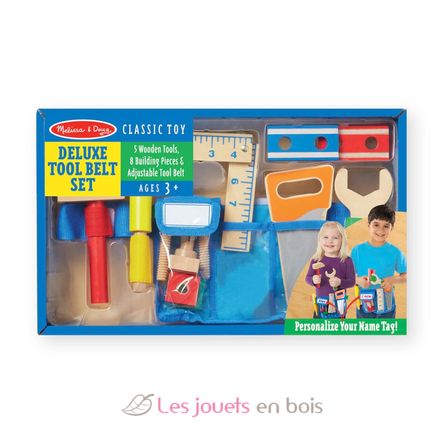 Deluxe Wooden Tool Belt Set MD-15174 Melissa & Doug 3